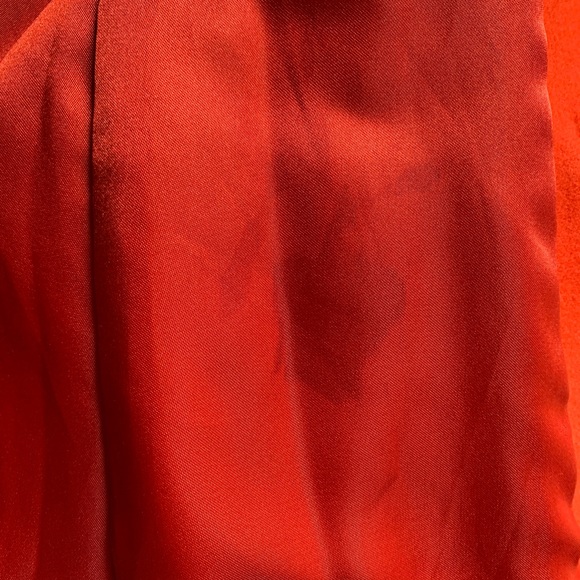 Gymboree girls orange wool blend pea coat. Brass buttons size XS (3-4) winter - Picture 5 of 8